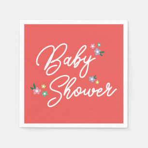 Rode Polka Dot lieveheersbeestje Baby Meisje Douch Servet