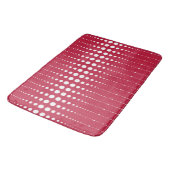 Rode polka dot, polka dot, retro polka dot badmat (Gekanteld)