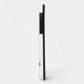 Rode Polka Dot Vrolijk Kerstfeest Case-Mate iPhone Case (Achterkant/links)