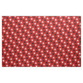 Rode Polka Dots Lace Hearts Stof (Yard (91,4 cm))