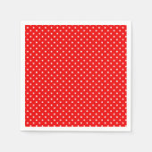 Rode polka-stift servet (Voorkant)