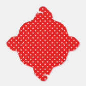 Rode polka stip bedankdoosjes (Uitgevouwen)