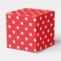 Rode polka stip