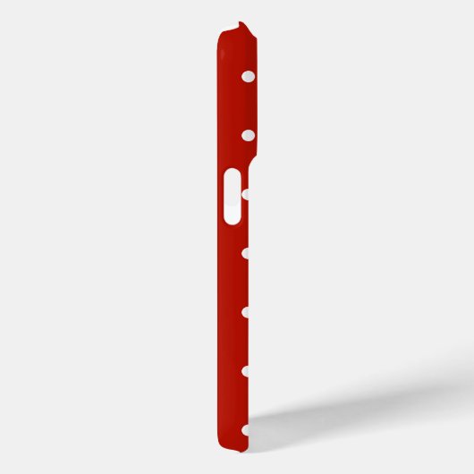 Rode polka stip Case-Mate iPhone case (Achterkant / Rechts)