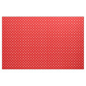 Rode polka stip stof (Yard (91,4 cm))