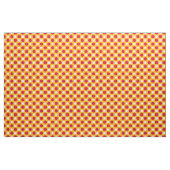 Rode polka-stippen op geel stof (Yard (91,4 cm))