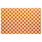 Rode polka-stippen op geel stof (Fat Quarter)