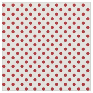 Rode polka stipt op een witte achtergrond. stof