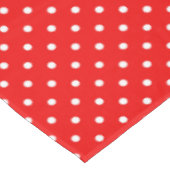 Rode polka tafelkleed (Gekanteld)