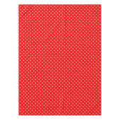 Rode polka tafelkleed (Voorkant)