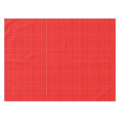 Rode polka tafelkleed (Voorkant (Horizontaal))