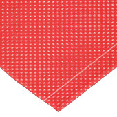 Rode polka tafelkleed (Gekanteld)