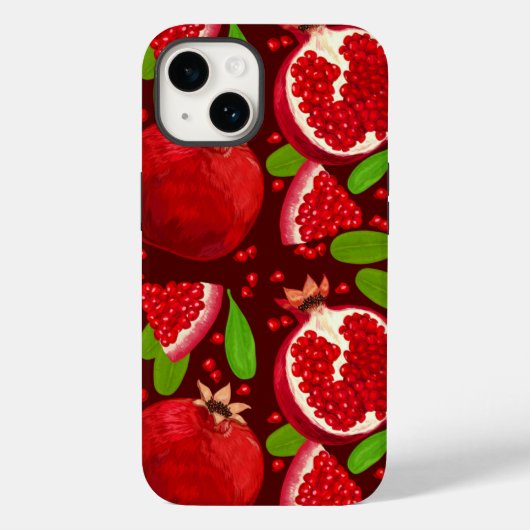 Rode pomegranaat | iPhone 14 Hoesje-Mate Case-Mate iPhone Case (Achterkant)