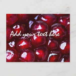 Rode Pomegranaatzaad Briefkaart
