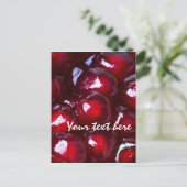 Rode Pomegranaatzaad Briefkaart (Staand voorkant)