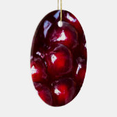 Rode Pomegranaatzaad Keramisch Ornament (Rechts)