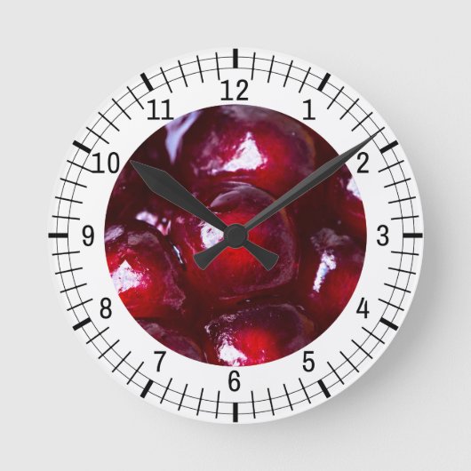 Rode Pomegranaatzaad Ronde Klok (Voorkant)
