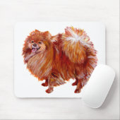 Rode Pomeranian Muismat (Met muis)