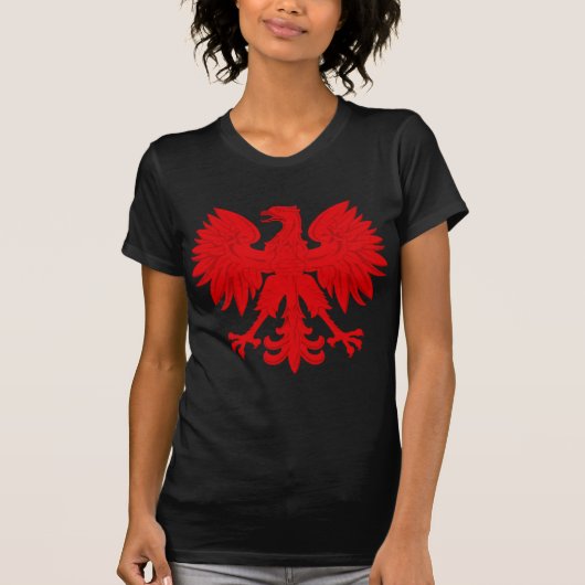 Rode Poolse adelaar T-shirt (Voorkant)