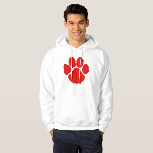 Rode Poot Hoodie (Voorkant volledig)