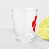 Rode Poot Koffie Shot Glas (Links)