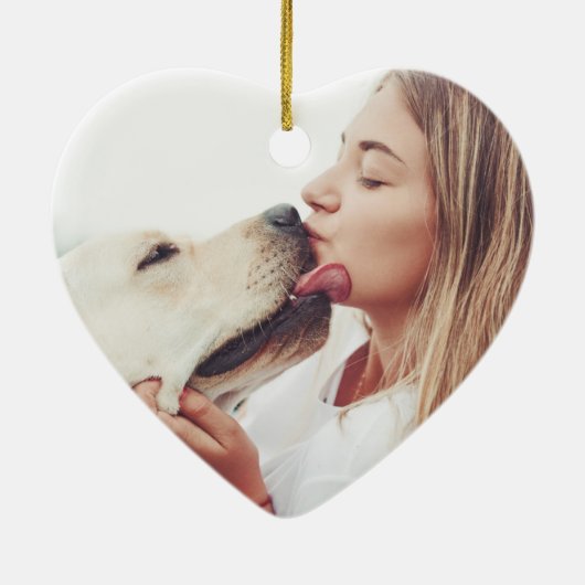 Rode Pootafdruk Huisdierherdenking Keramisch Ornament (Achterkant)