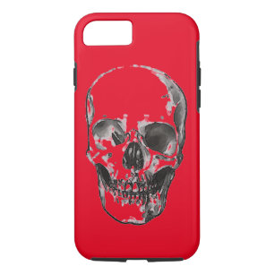 Rode Pop Art Skull Case-Mate iPhone Case