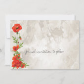  RODE POPPEN BEWAREN DE DATUM SAVE THE DATE (Achterkant)