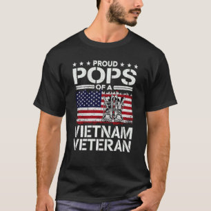  rode Poppen Vietnam Veteraan Vlag Vlag VS T-shirt