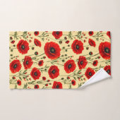 Rode poppenkatroon bad handdoek (Handdoek)