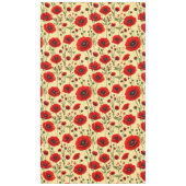 Rode poppenkatroon tafelkleed (Voorkant)