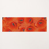 Rode poppenkatroon yogamat (Achterkant (horizontaal))