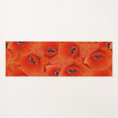 Rode poppenkatroon yogamat (Voorkant (horizontaal))