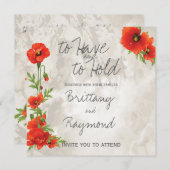  RODE POPPIËNTEN KAART (Voorkant / Achterkant)