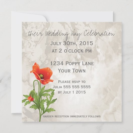  RODE POPPIËNTEN KAART (Achterkant)