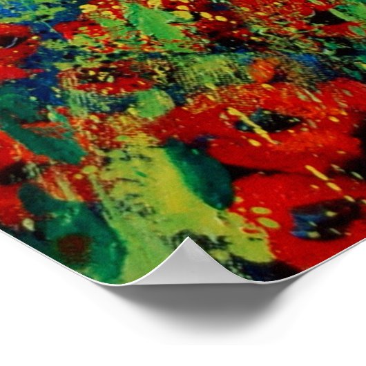 Rode poppies 78 poster (Hoek)