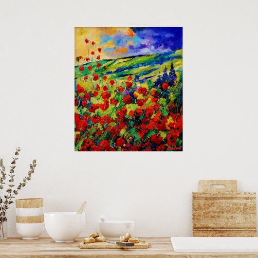 Rode poppies 78 poster (Keuken)