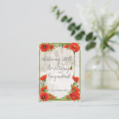 RODE POPPIES DIE GOED GIFT KAART INSERT (Staand voorkant)