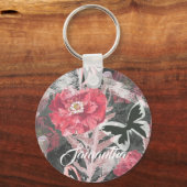 Rode poppies. sleutelhanger (Voorkant)
