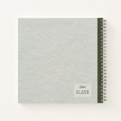 Rode Poppy Bloem Gepersonaliseerde Compositie Notitieboek (Achterkant)