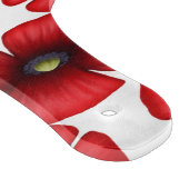 Rode Poppy Patroon Floral Paddle Snijplank (Hoek)