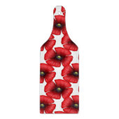 Rode Poppy Patroon Floral Paddle Snijplank (Voorkant)