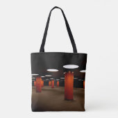 RODE POST ONDER MAXIMUMLICHT BIJ NACHT TOTE BAG (Achterkant)
