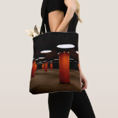RODE POST ONDER MAXIMUMLICHT BIJ NACHT TOTE BAG (Dichtbij)