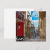 Rode  postbus op Malta (Voorkant / Achterkant)