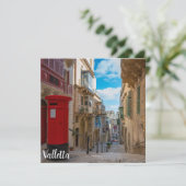 Rode  postbus op Malta (Staand voorkant)