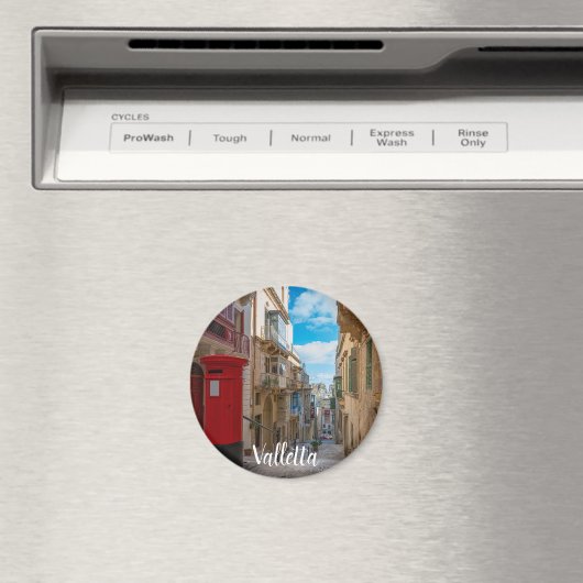 Rode  postbus op Malta Magneet (Insitu (Vaatwasser))