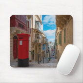 Rode postbus op Malta Muismat (Met muis)