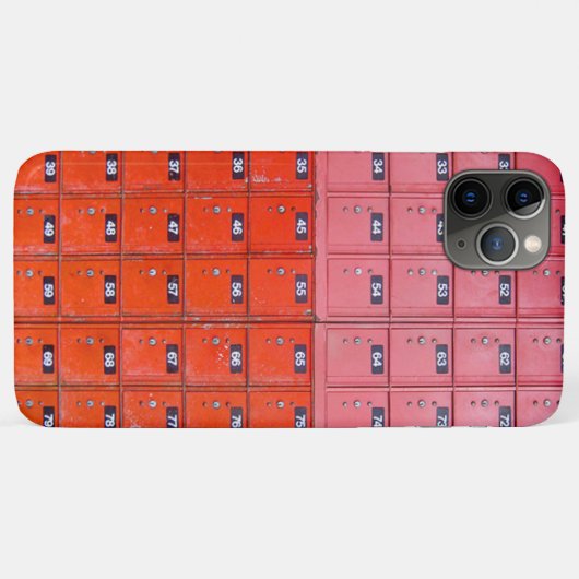 Rode postvakken Case-Mate iPhone case (Achterkant (horizontaal))