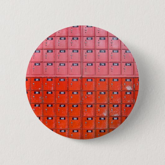 Rode postvakken ronde button 5,7 cm (Voorkant)